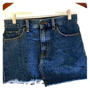 Denim skirt: size 2